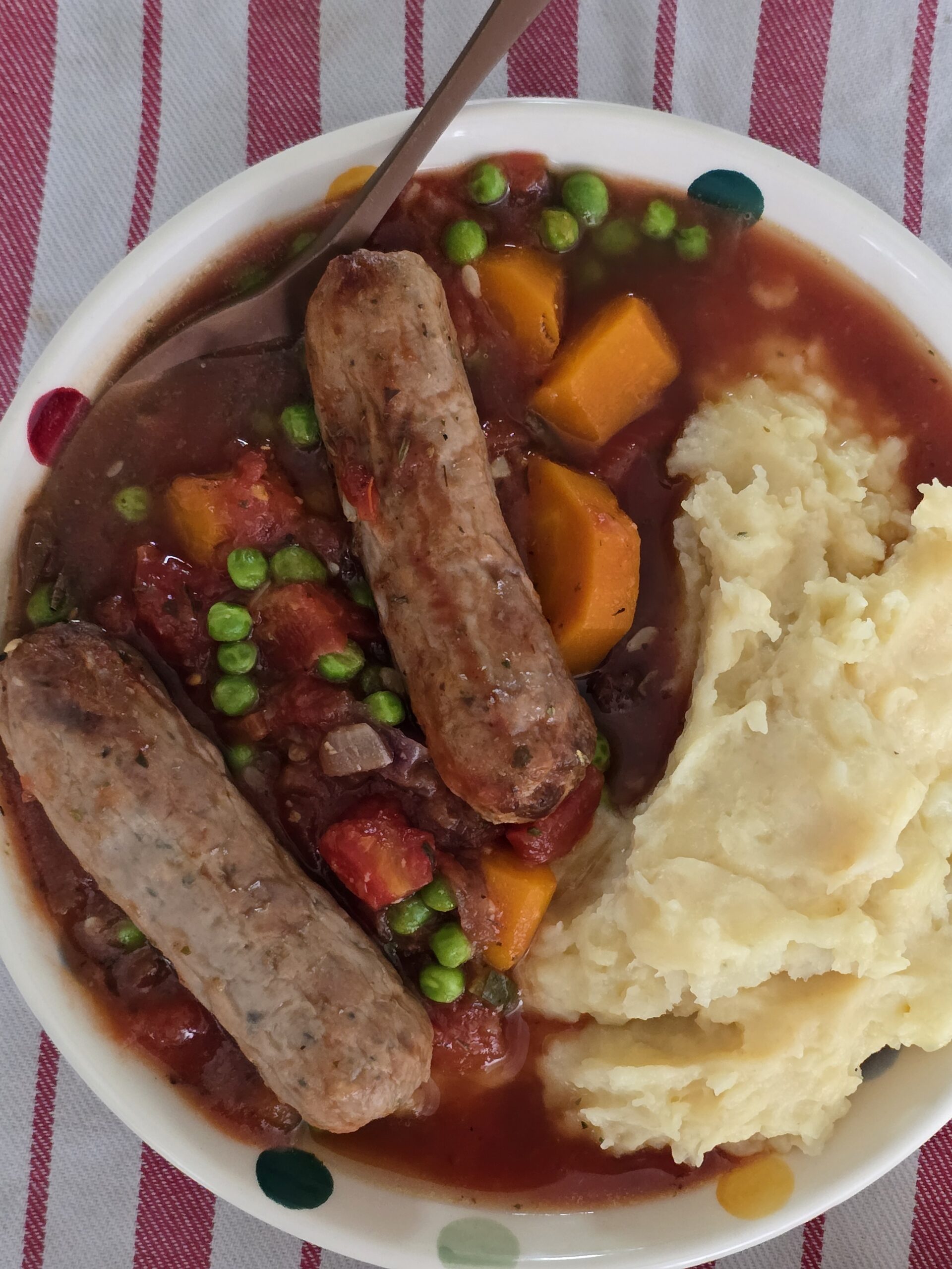 Ninja Foodi Pressure Cooker Sausage Casserole
