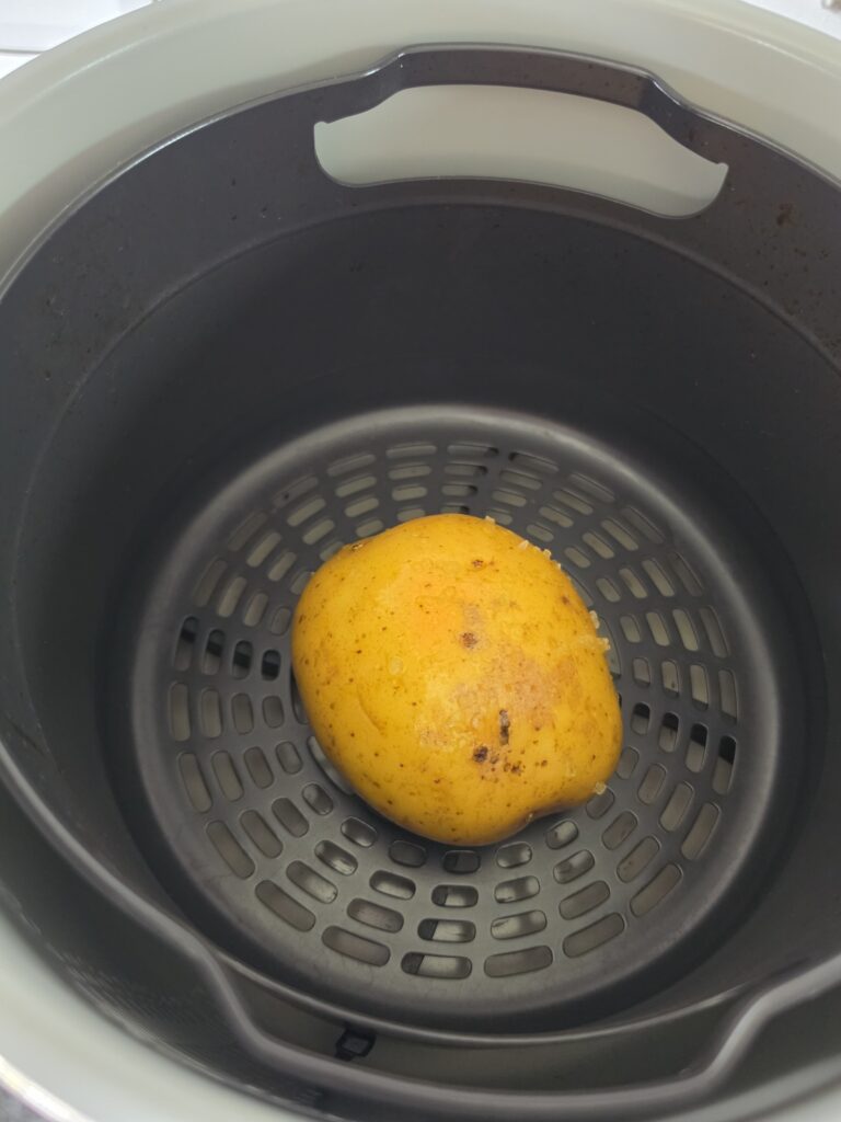 ninja foodi jacket potato ready for the probe