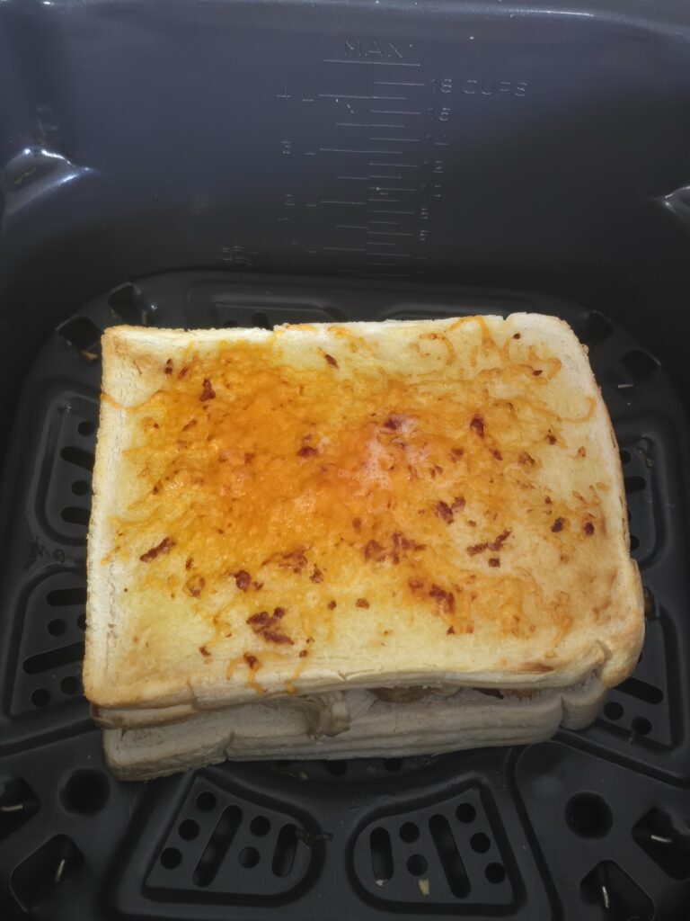 Air Fryer Christmas Toastie