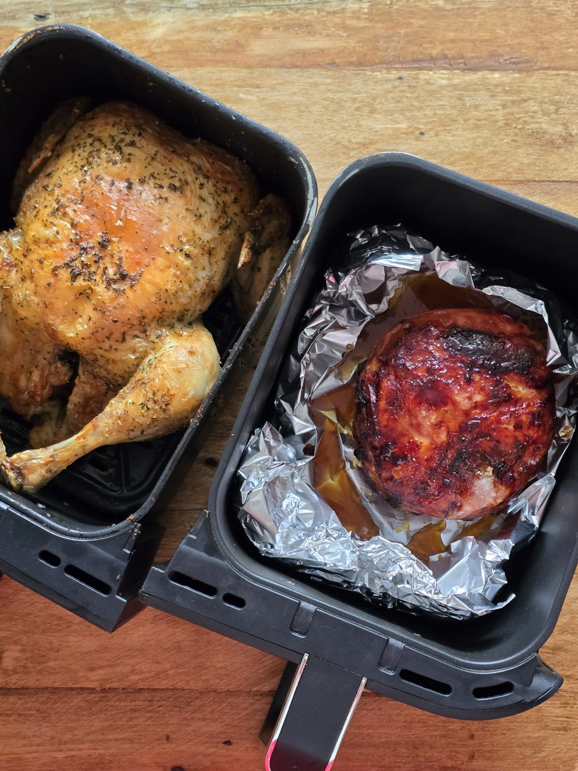 Air Fryer Dual Chicken & Gammon