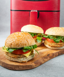 Air Fryer Frozen Veggie Burgers