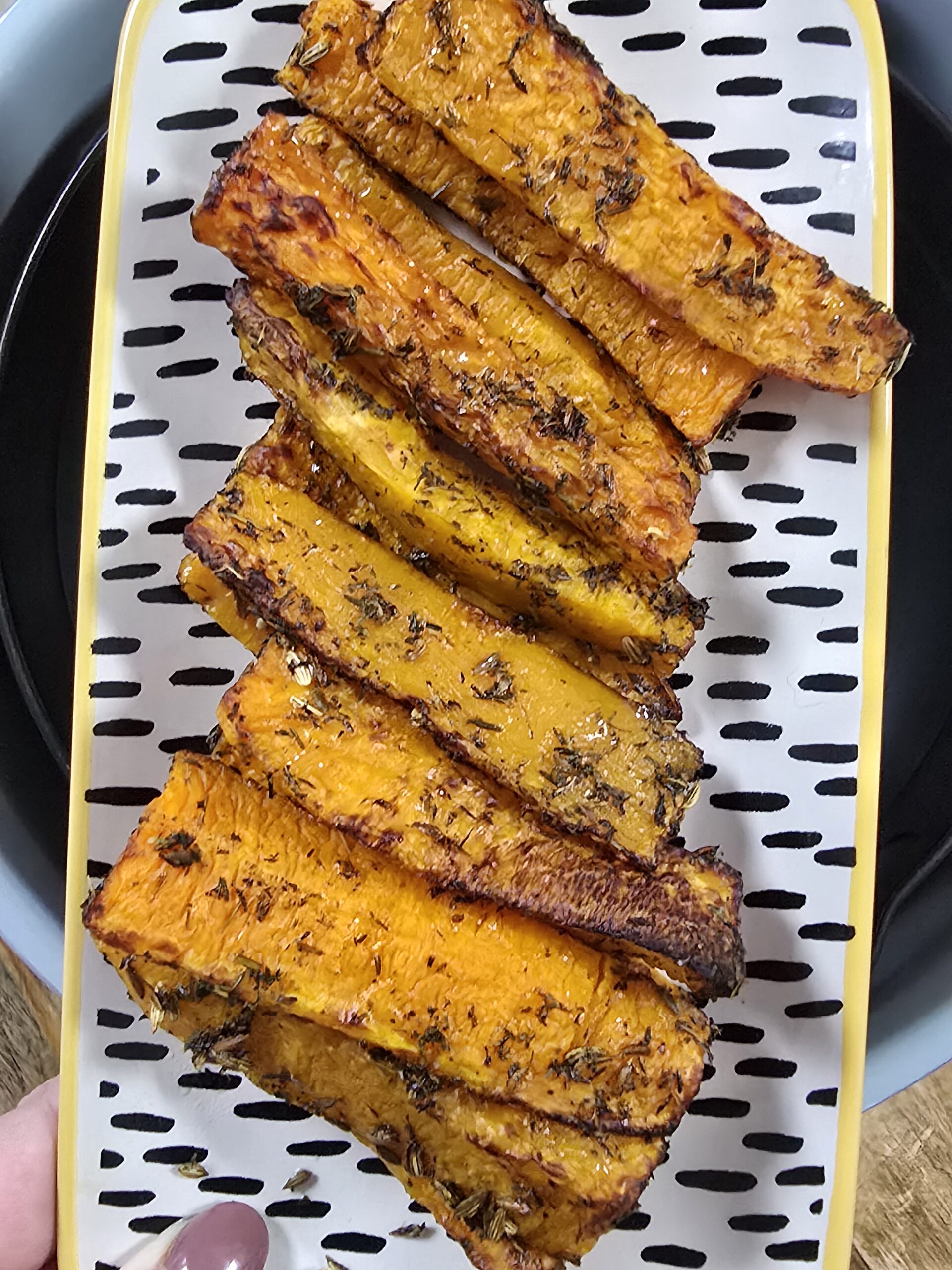 Ninja Foodi Steam Roast Butternut Squash Wedges