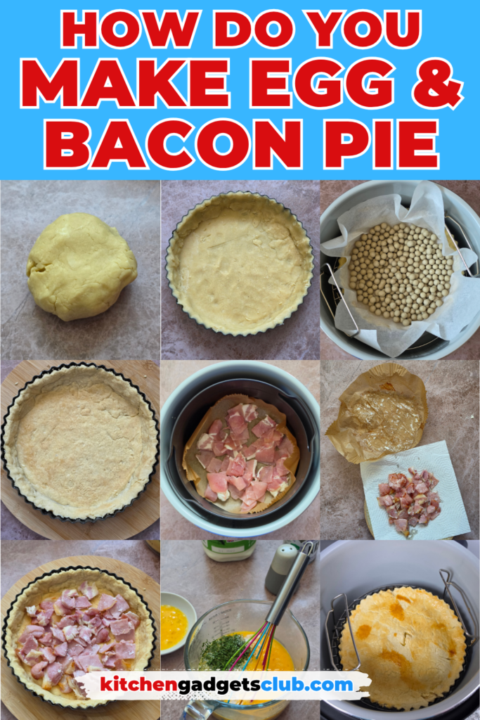 how do you make egg and bacon pie