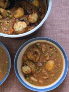 Ninja Foodi Pork Stew & Dumplings