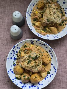 Ninja Speedi 40 Cloves Garlic Chicken & Potatoes