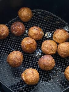 air fryer frozen vegetarian meatballs