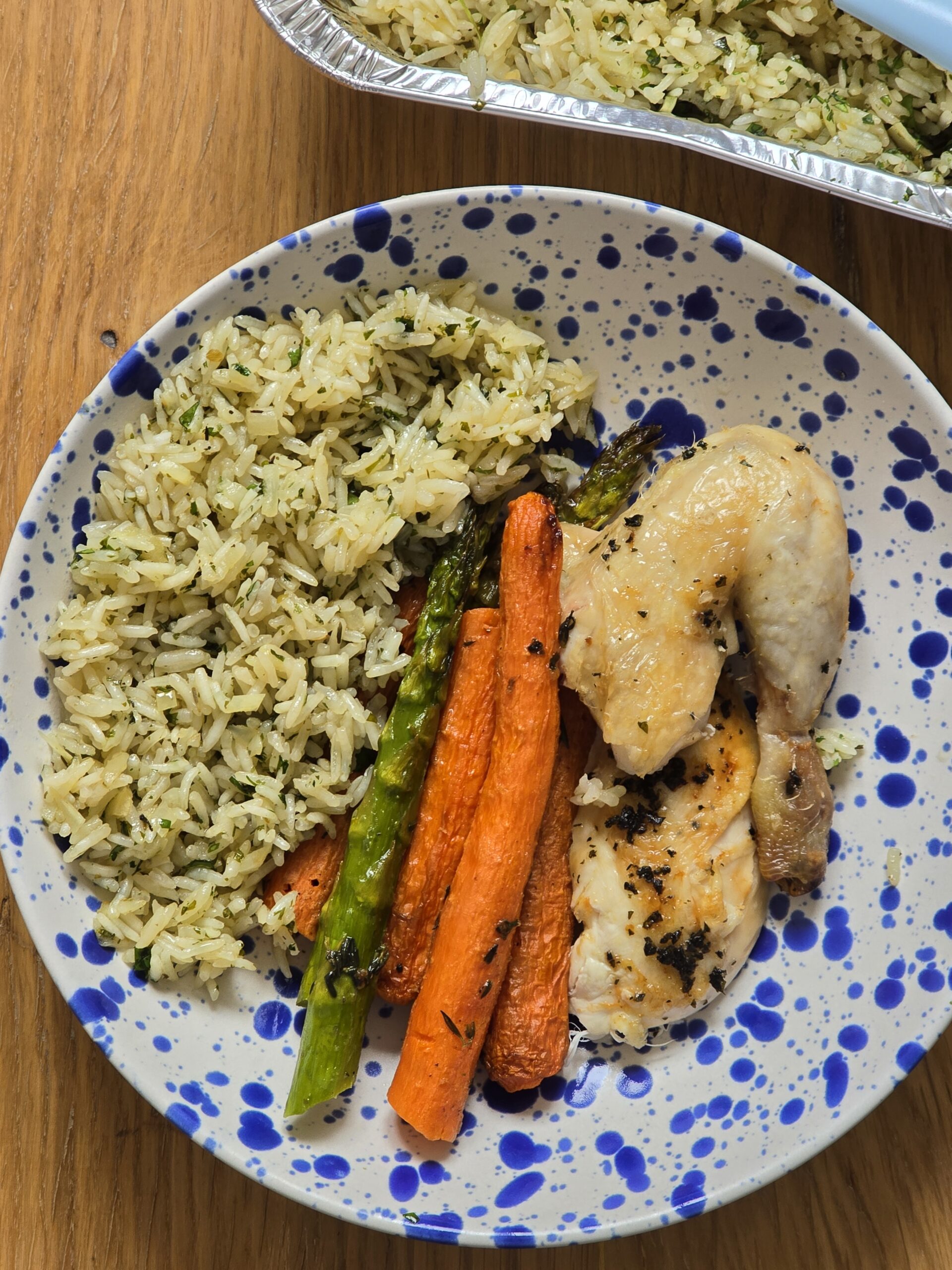 Air Fryer Coriander & Lime Rice