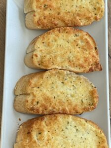 Air Fryer Garlic Bread Slices not frozen