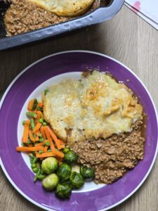 Ninja Speedi Minced Beef & Onion Pie