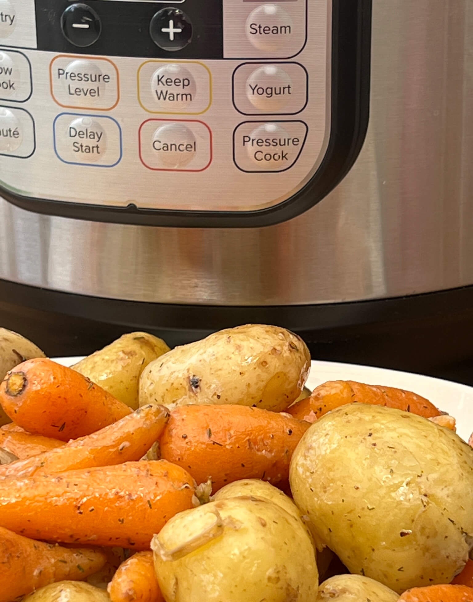 Pressure Cooker Potatoes And Carrots