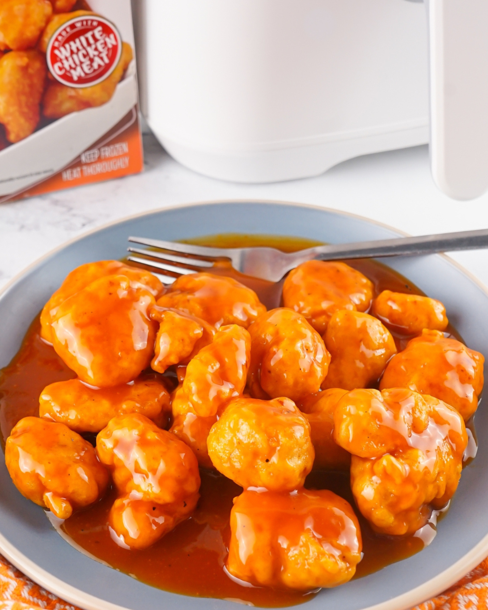 air fryer frozen orange chicken