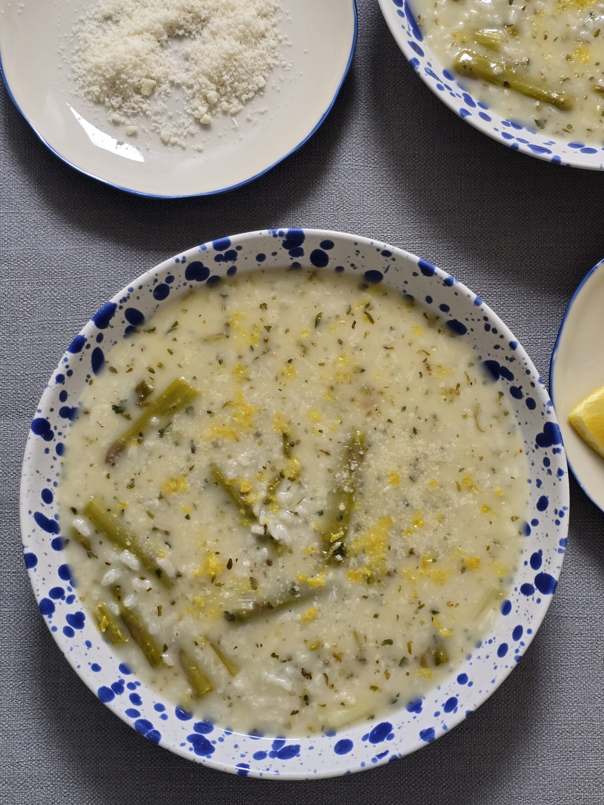 pressure cooker asparagus risotto