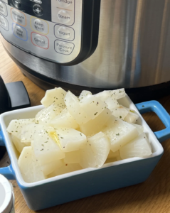 Pressure Cooker Turnips