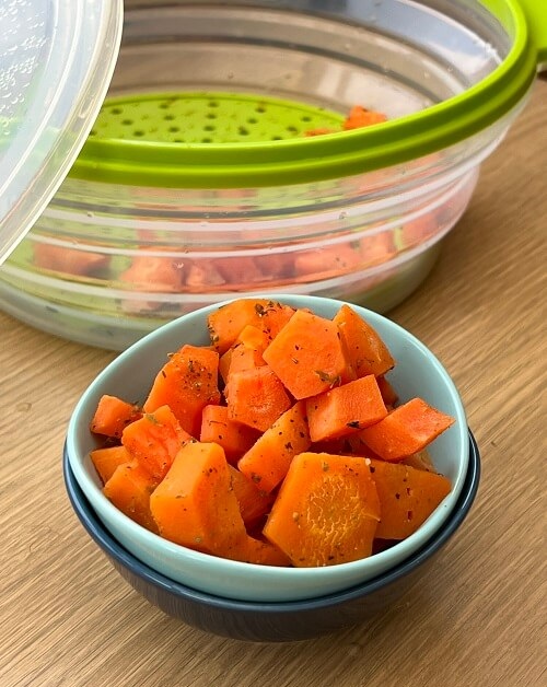 Steamed Carrots In Microwave