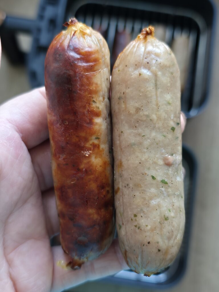 ninja stacked air fryer sausages