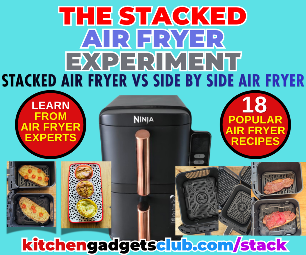 stacked air fryer cookbook features