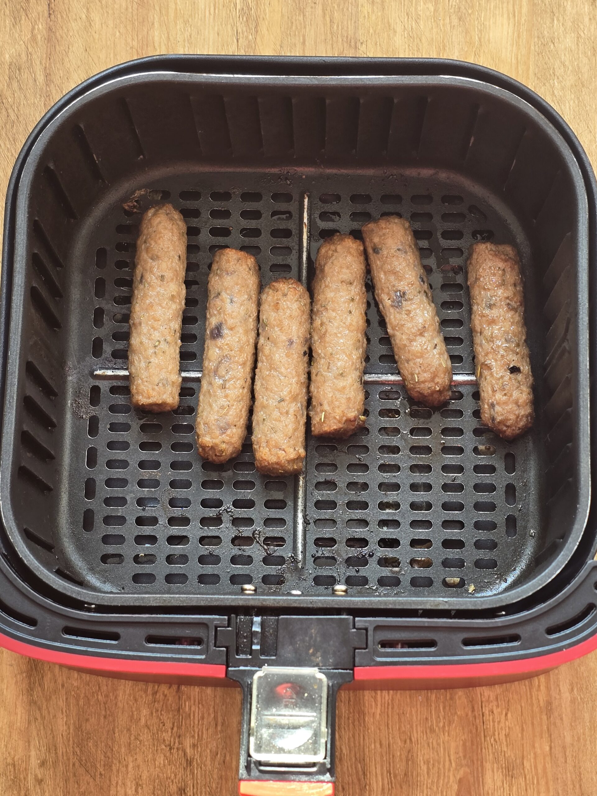 Air Fryer Frozen Linda McCartney Sausages