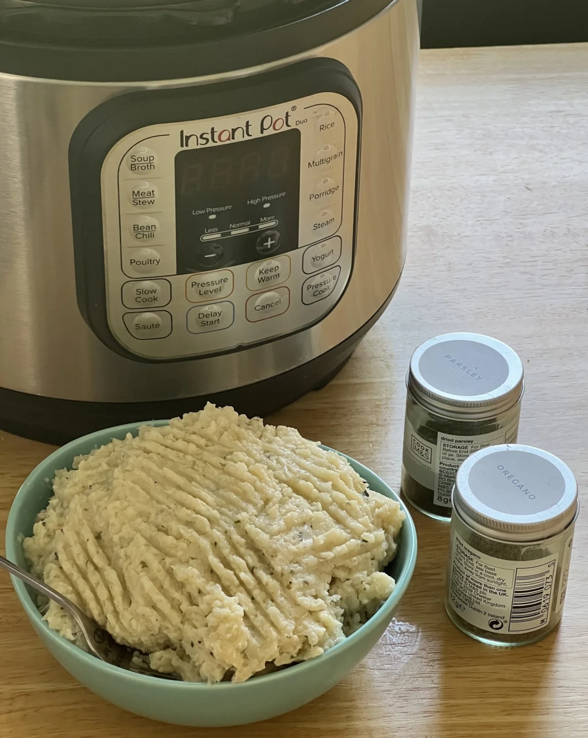Pressure Cooker Mashed Cauliflower