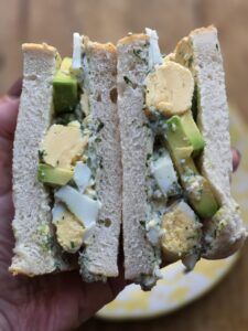 Pressure Cooker No Peel Egg Mayonnaise Sandwiches