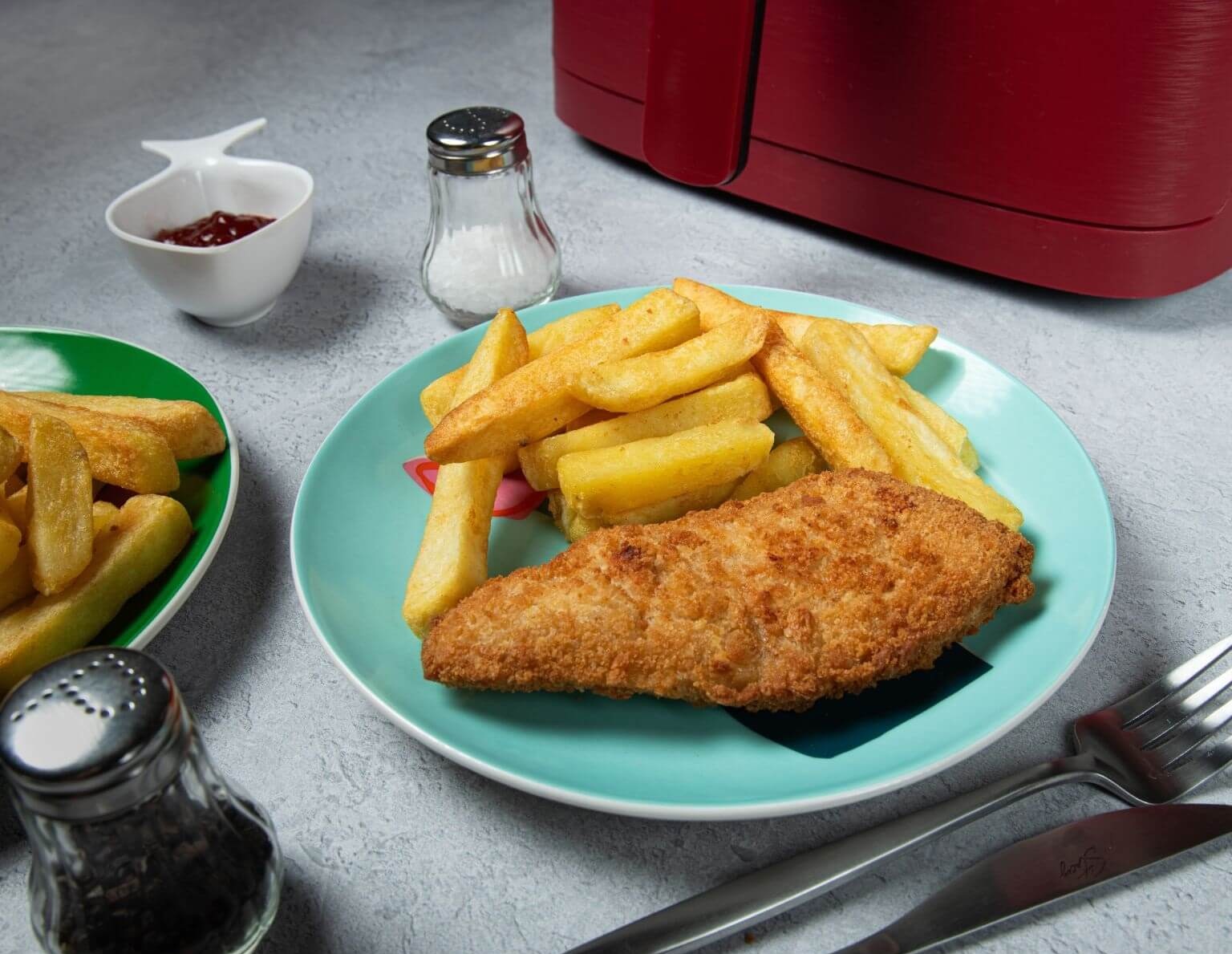 Air Fryer Frozen Fish and Chips