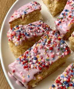 Air Fryer Sprinkle Cake