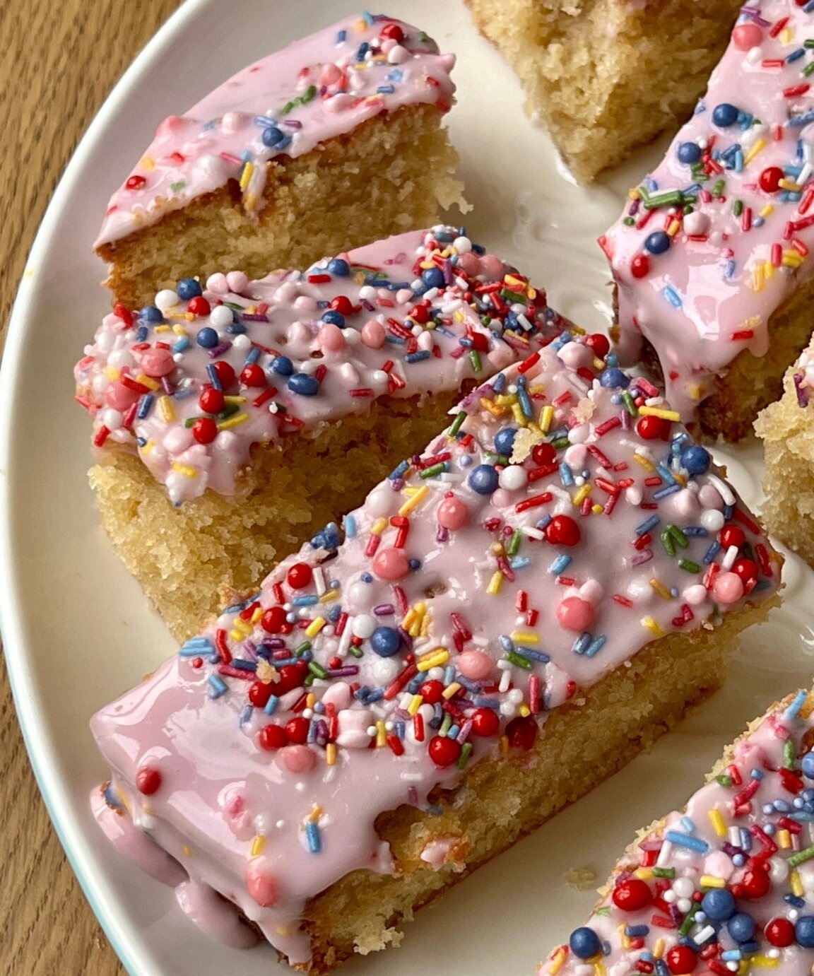 Air Fryer Sprinkle Cake