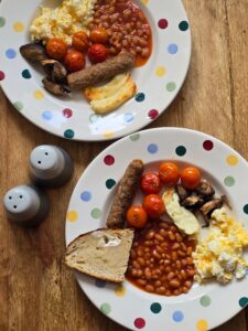 Air Fryer Vegetarian Breakfast