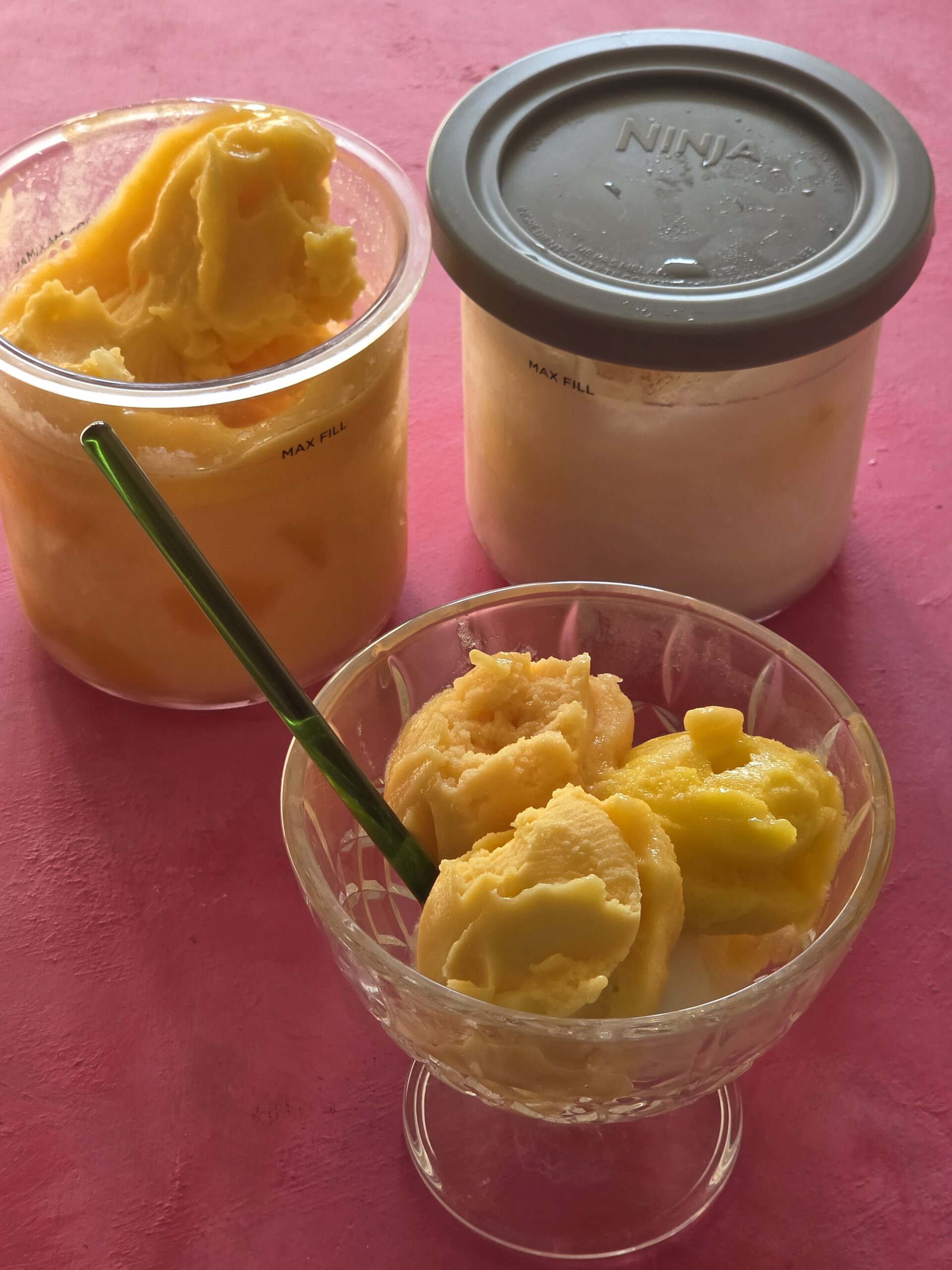 Ninja Creami Mango Sorbet