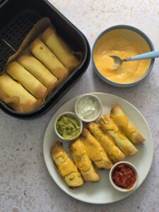 Air Fryer Chicken Taquitos