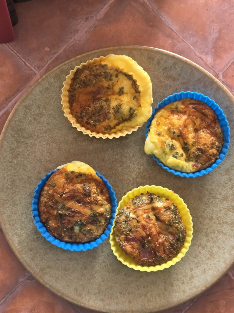 Air Fryer Quiche Lorraine Egg Bites