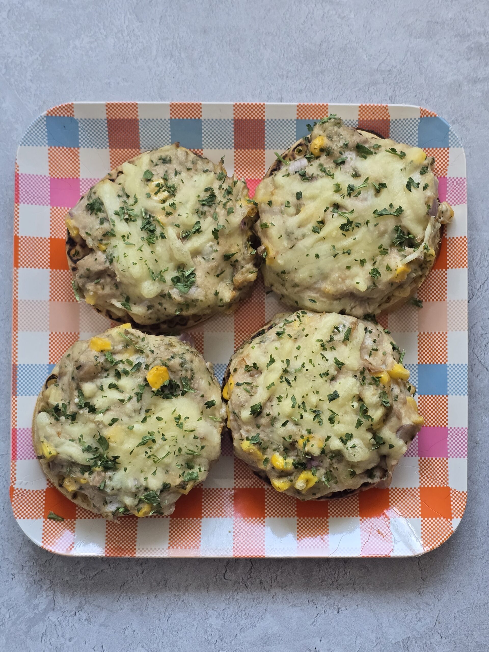 Air Fryer Tuna Melt Crumpets