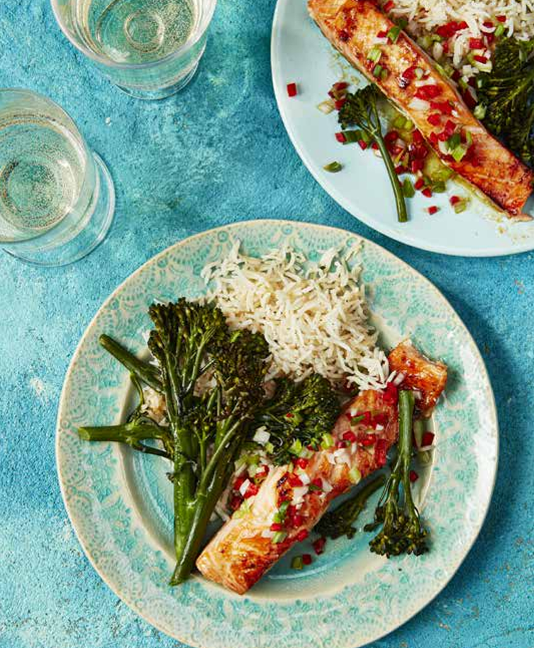 Maple Ginger Salmon Packets