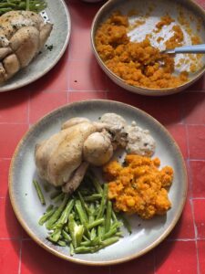 Pressure Cooker Cornish Hens