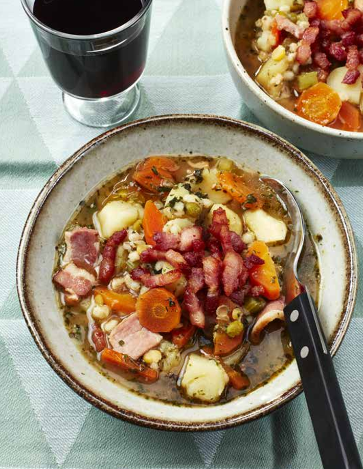 bacon and lentil soup