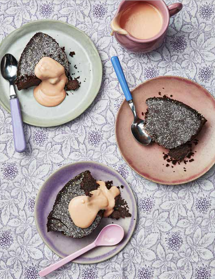 chocolate concrete cake