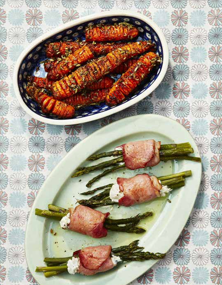 fennel and thyme hasselback carrots