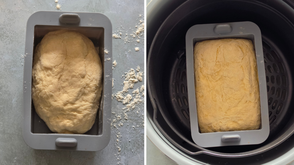 proving bread in the ninja foodi 11 in 1 without the prove setting