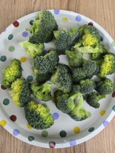 Pressure Cooker Blanched Broccoli
