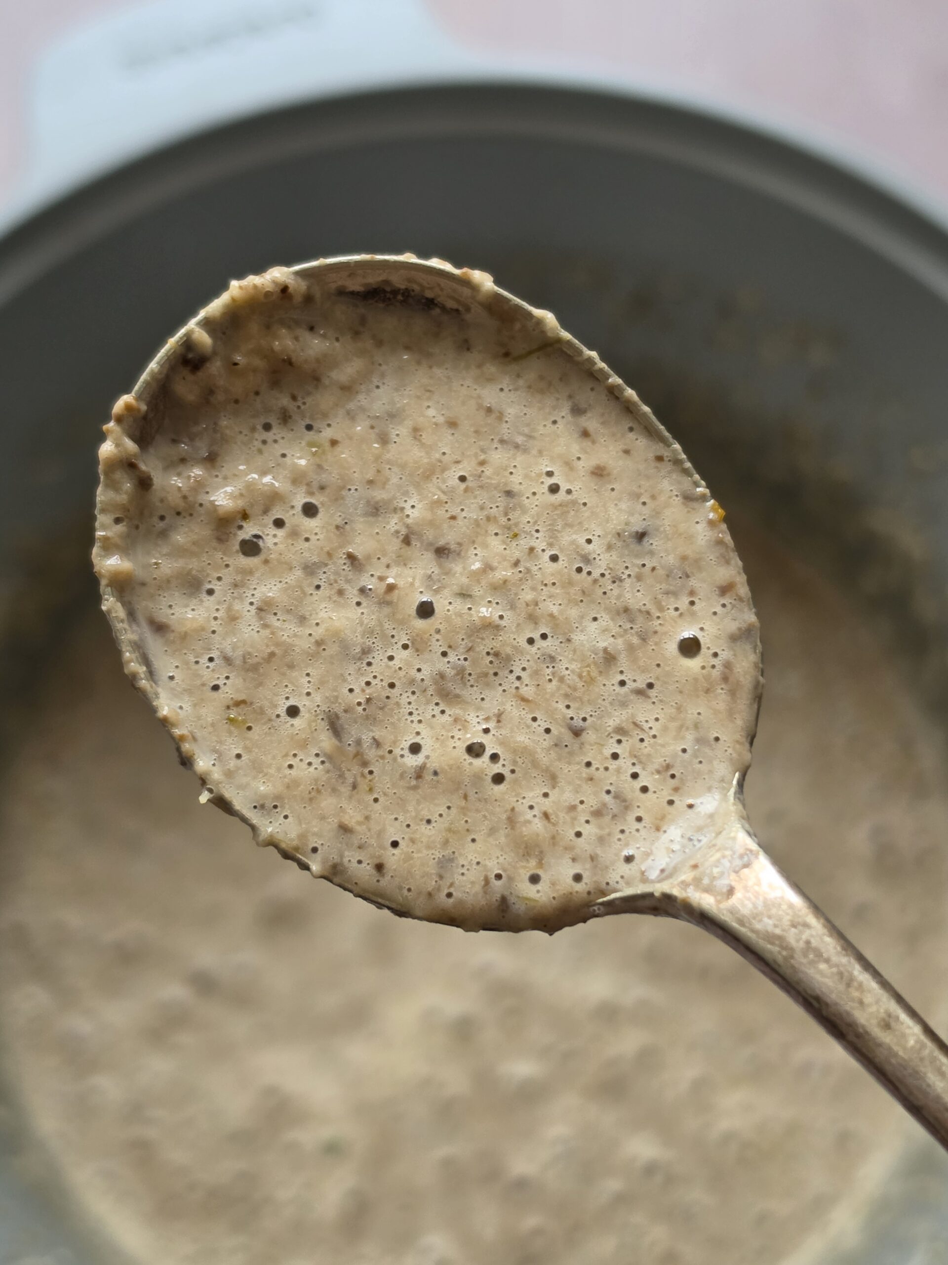 Slow Cooker Cream Of Mushroom Soup