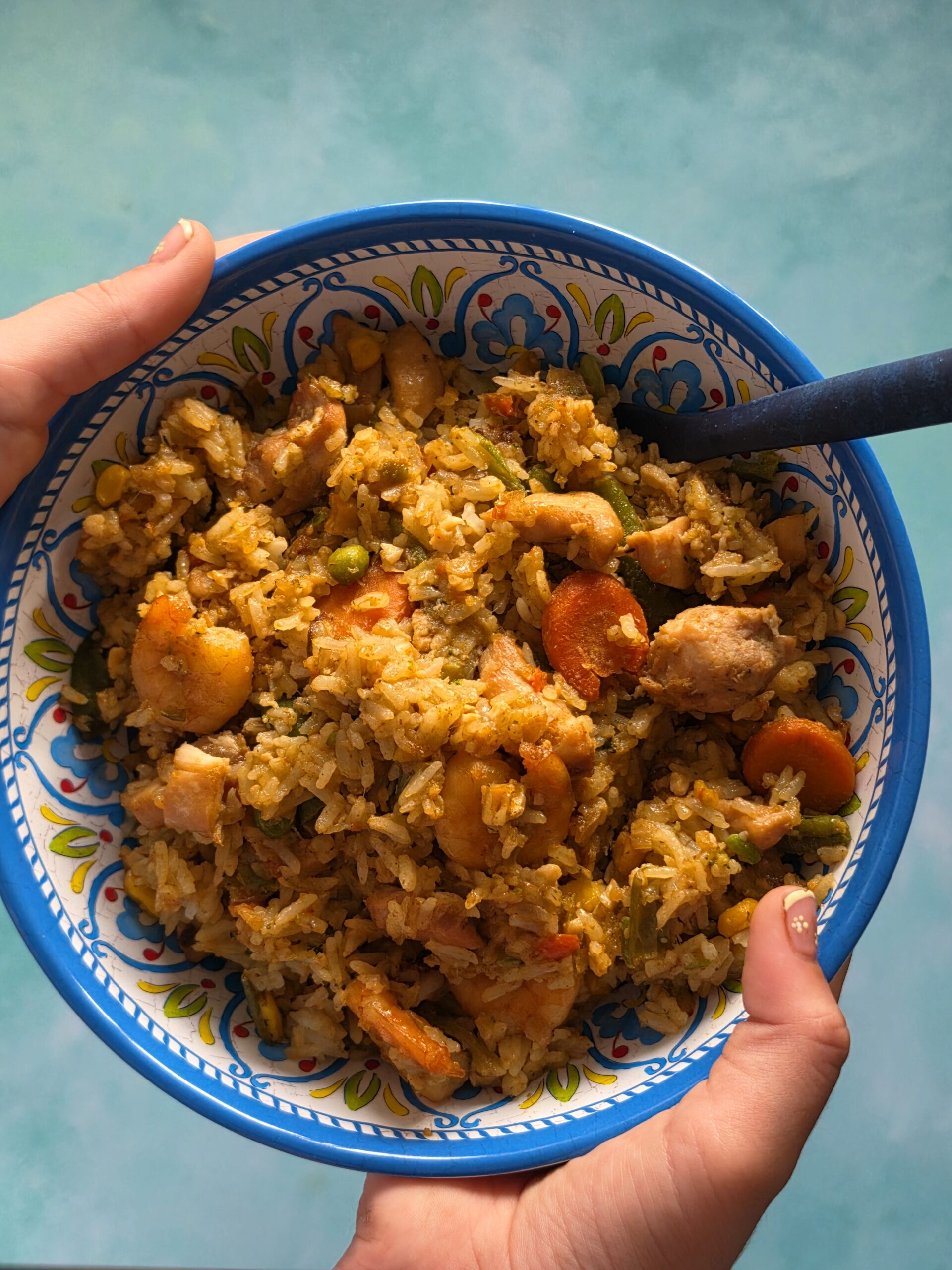 pressure cooker egg fried rice