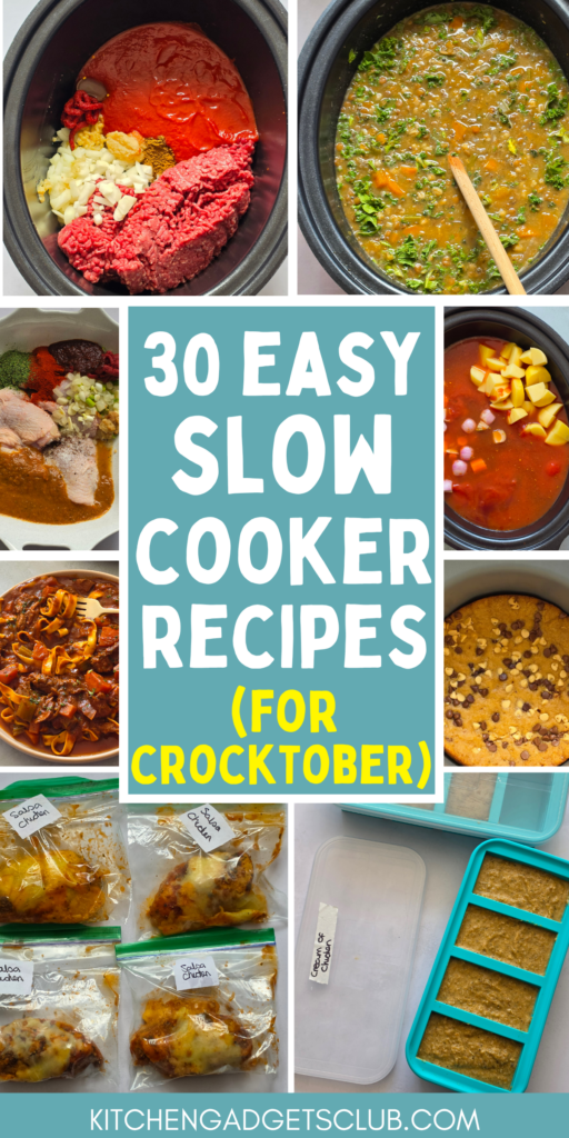30 slow cooker recipes for Crocktober