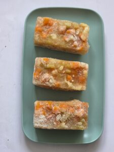 Slow Cooker Vegetable Stock Mirepoix Cubes