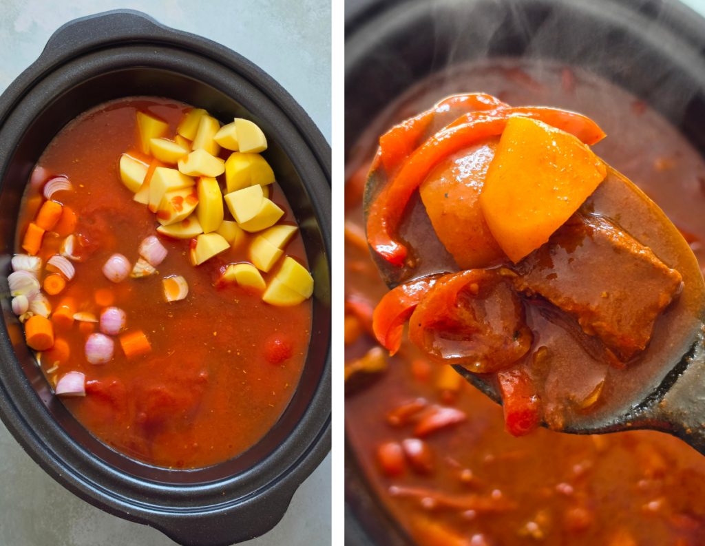 day 15 slow cooker beef goulash