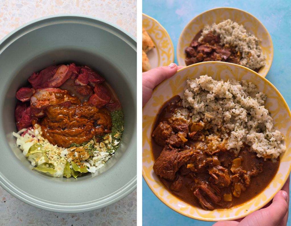 day 16 slow cooker beef rendang beef curry