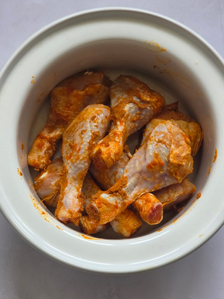 slow cooked thai chicken drumsticks