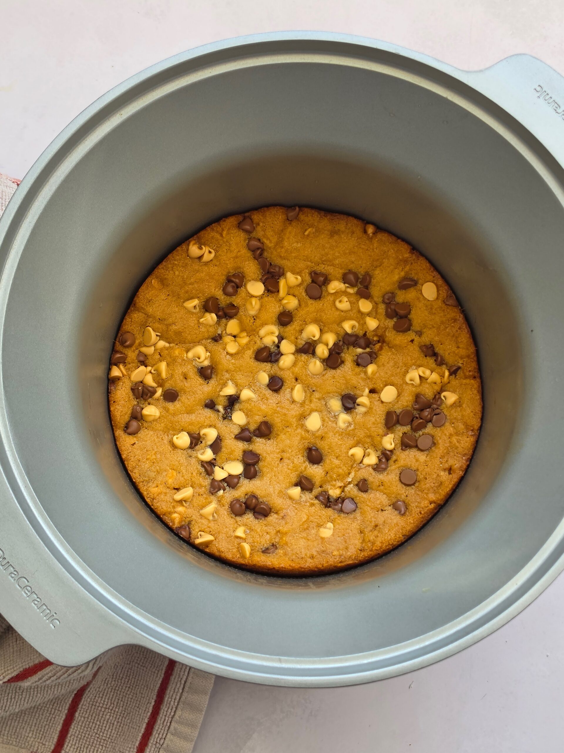 slow cooker giant cookie