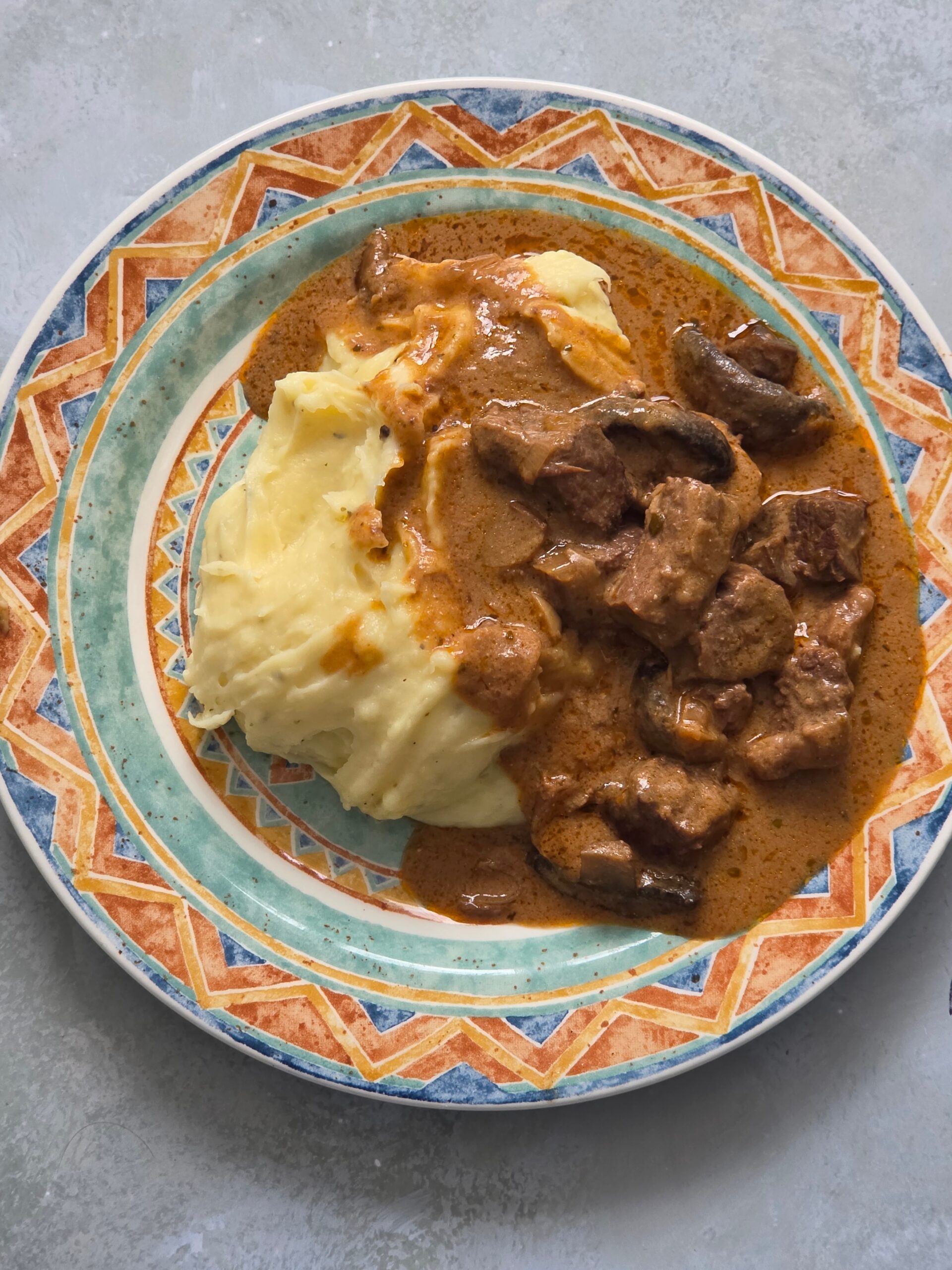 slow cooker steak diane